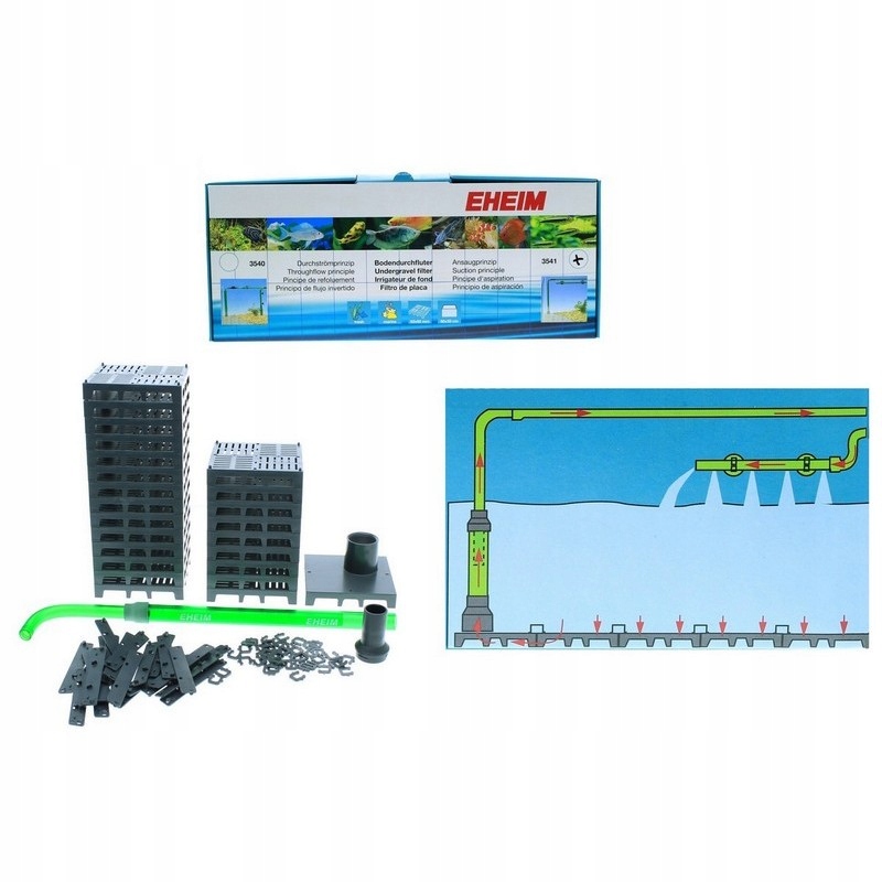 Levně Podštěrkový Filtr Pro Akvárium Filtrace Dna Vodní Čerpadlo 3541