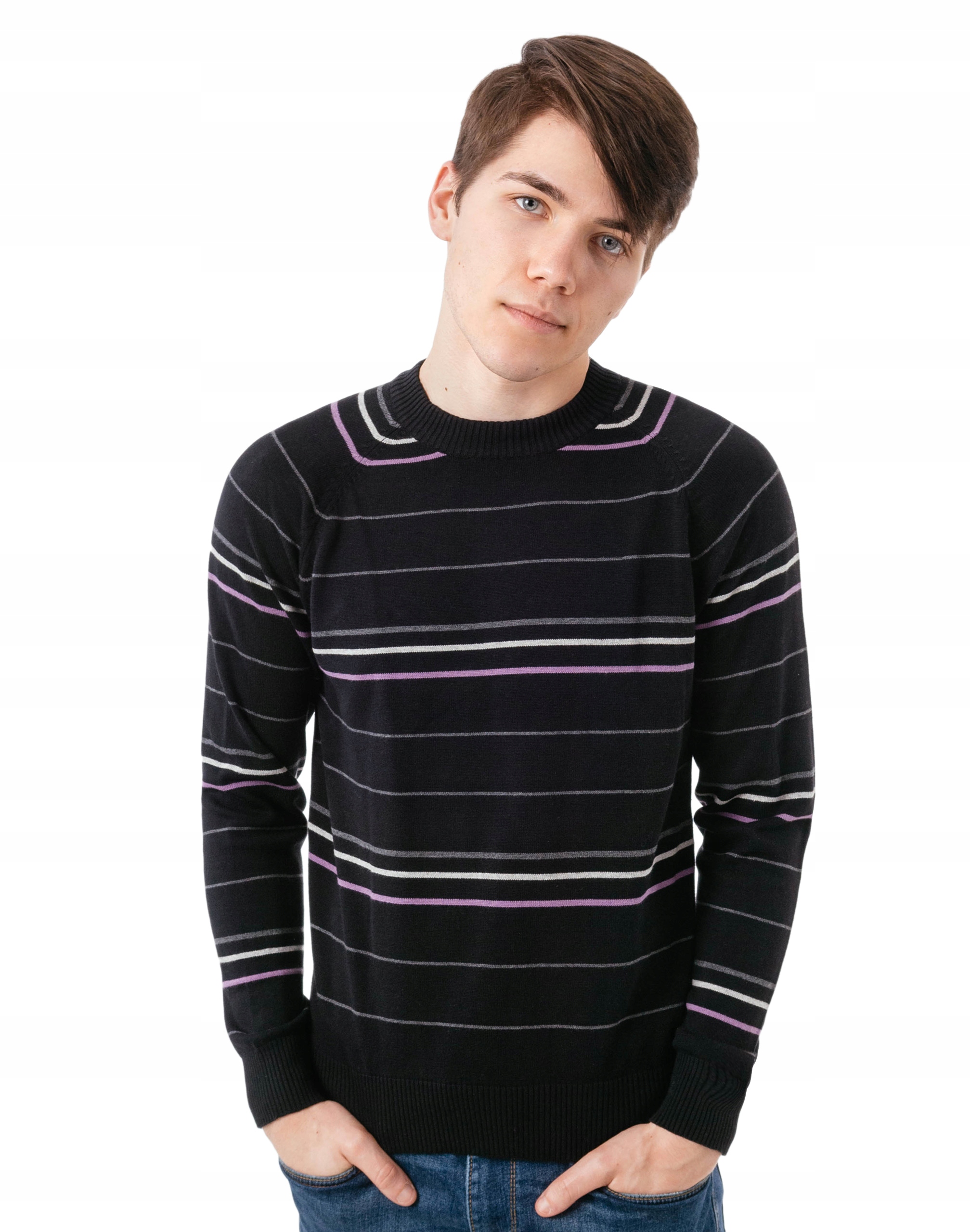 

Sweter Męski Półgolf Swetry Bawełna Clover C7C r M