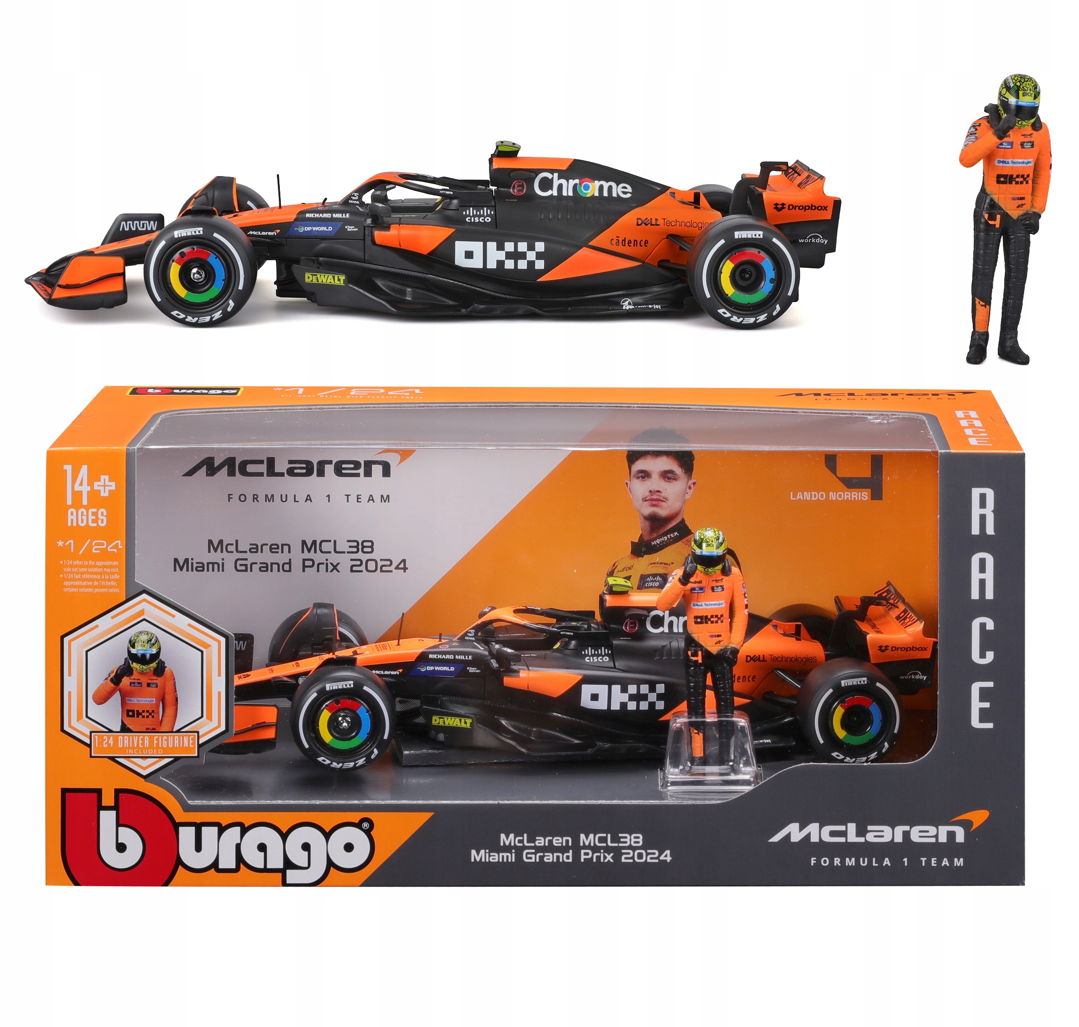 Formula With Figure Mclaren MCL3 1:24