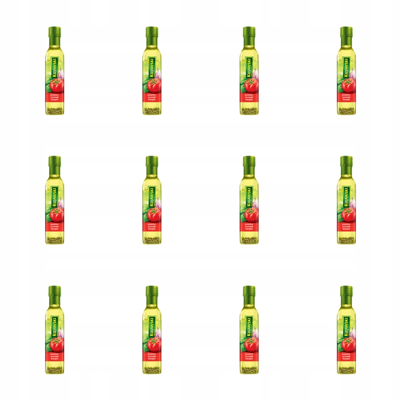 Kujawski řepkový olej rajče – česnek – bazalka 0,25 l X12