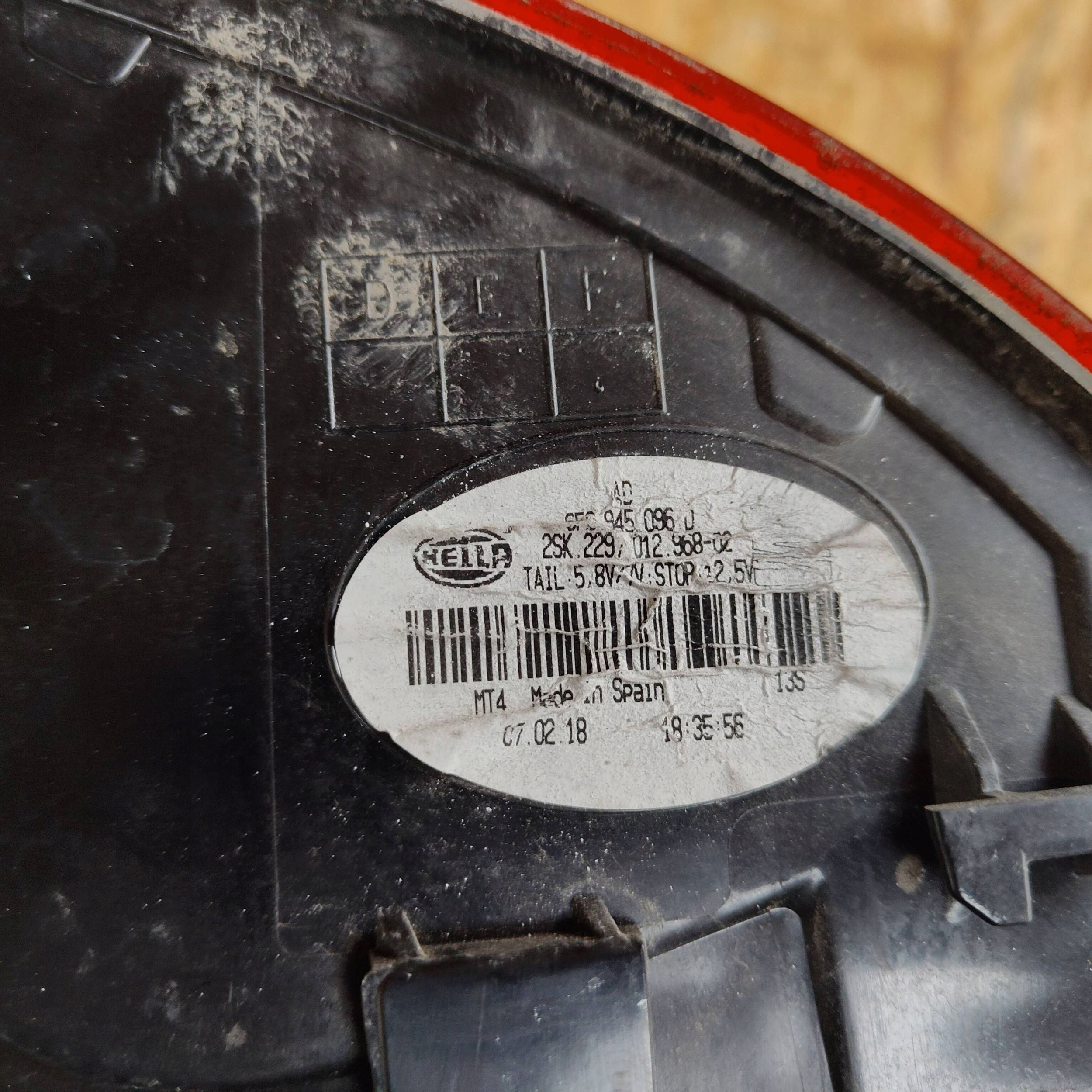 light rear rear part side right Seat Ibiza V (KJ)