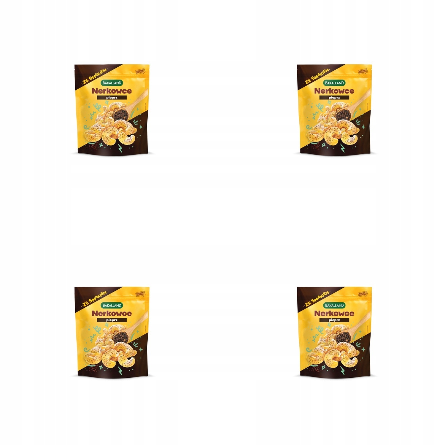 4 x 170 g Bakalland kešu ořechy pepř Karton