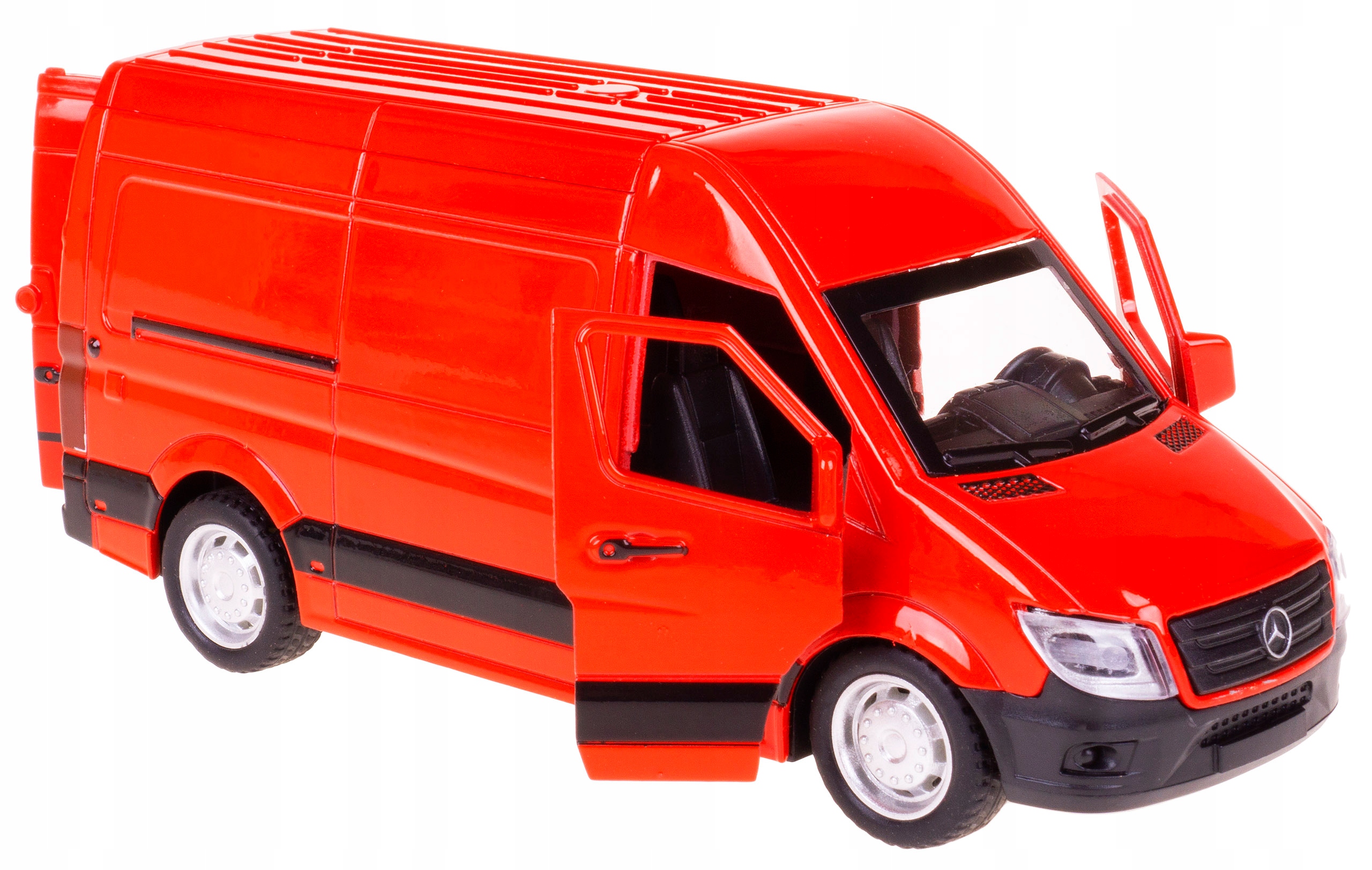 

Mercedes Sprinter Panel Van Model Metal 1:32 Czerw