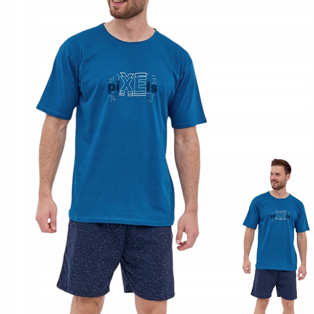 Pánské Pyžamo Cornette 326 Pixels M 46 Tmavě modrá