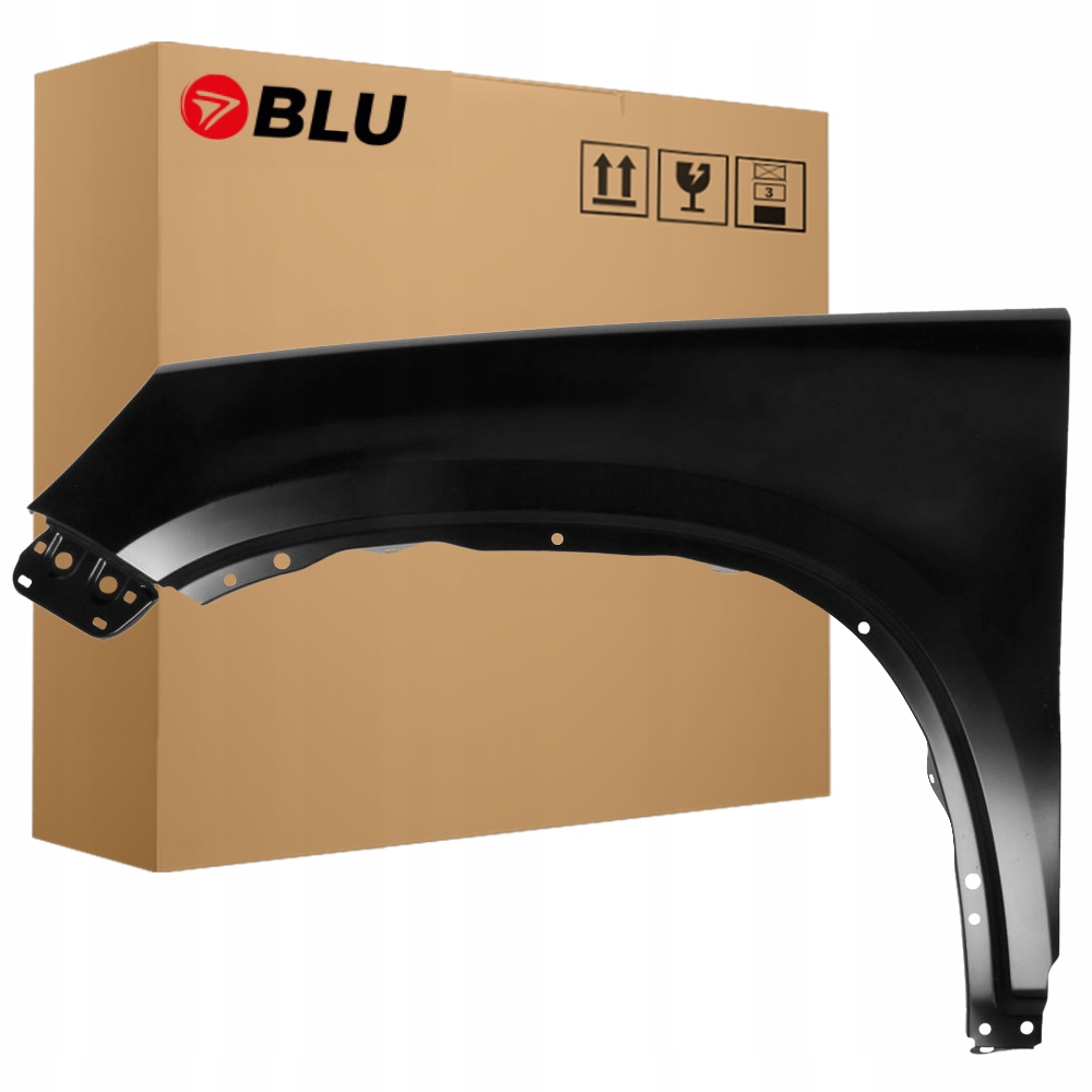 Blu Blatník Vw Tiguan I 5N LC9X levý černý 07-16 přední pozink TiefSchwarz