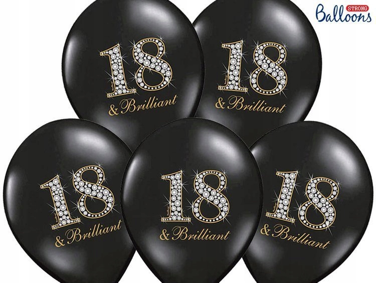 

Balony Balon 18 & Brilliant 6 Szt 30CM