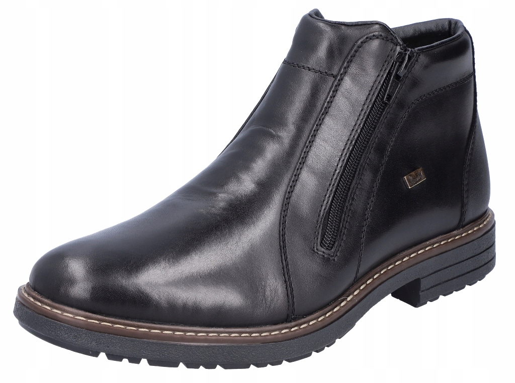 Rieker 33160-00 vel. 41 černé kotníkové boty kotníkové boty zimní boty Chelsea boty Wool Tex