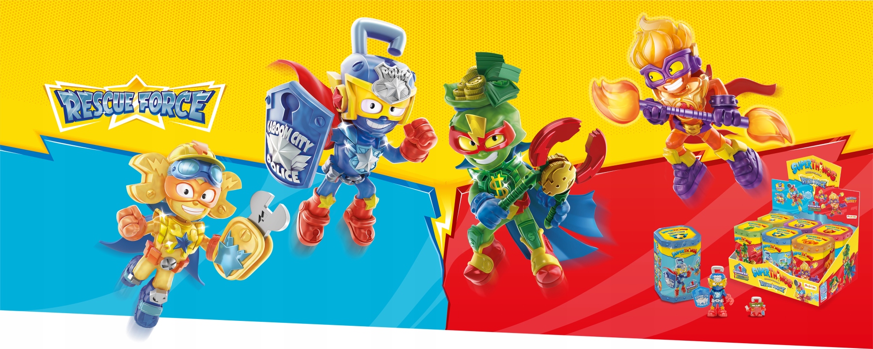 SuperThings Zings RESCUE FORCE TOOLIEKIT YoungJoe MagicBox zestaw 2 figurek Liczba sztuk 1 szt.