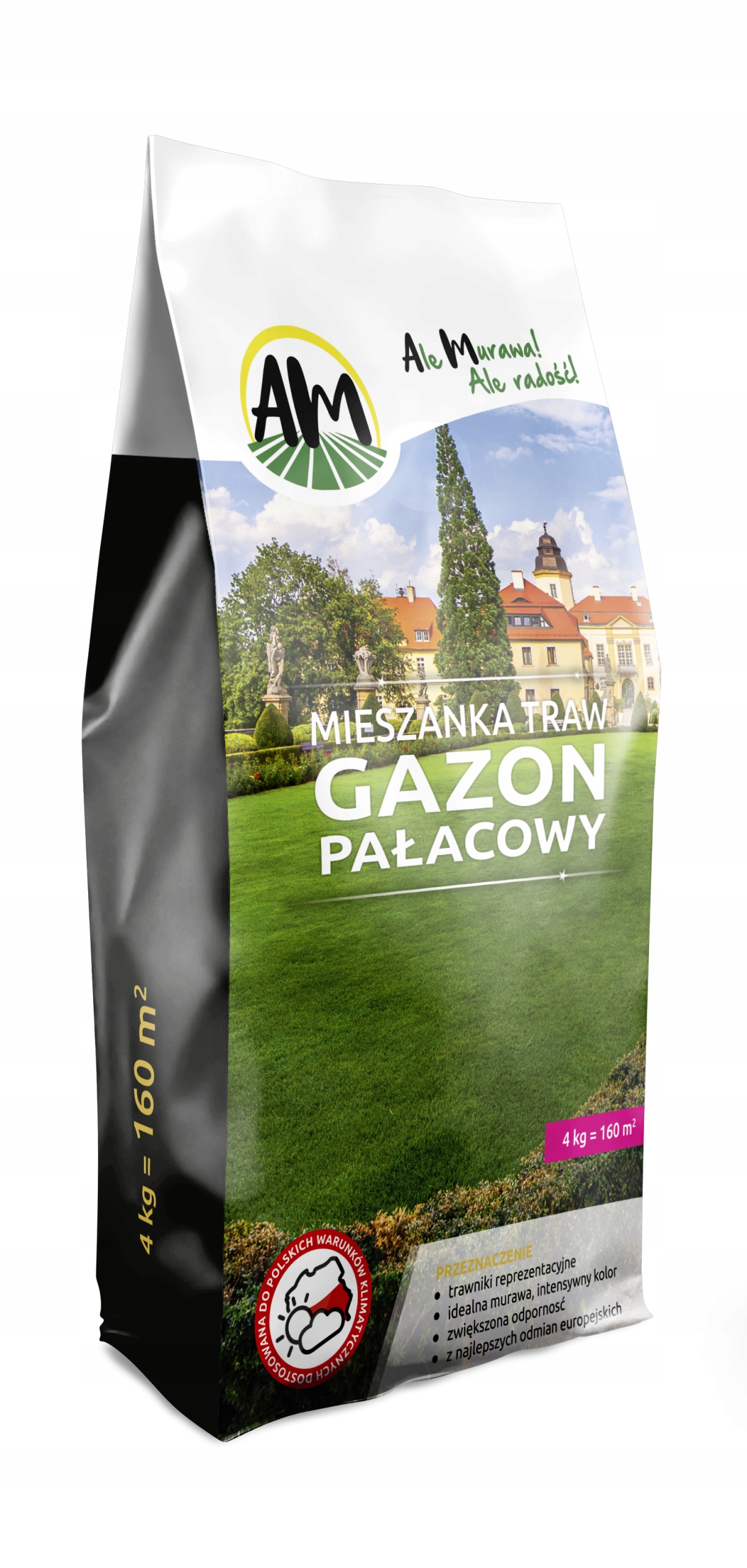 Trawa Mieszanka traw Gazon Pałacowy 4 kg