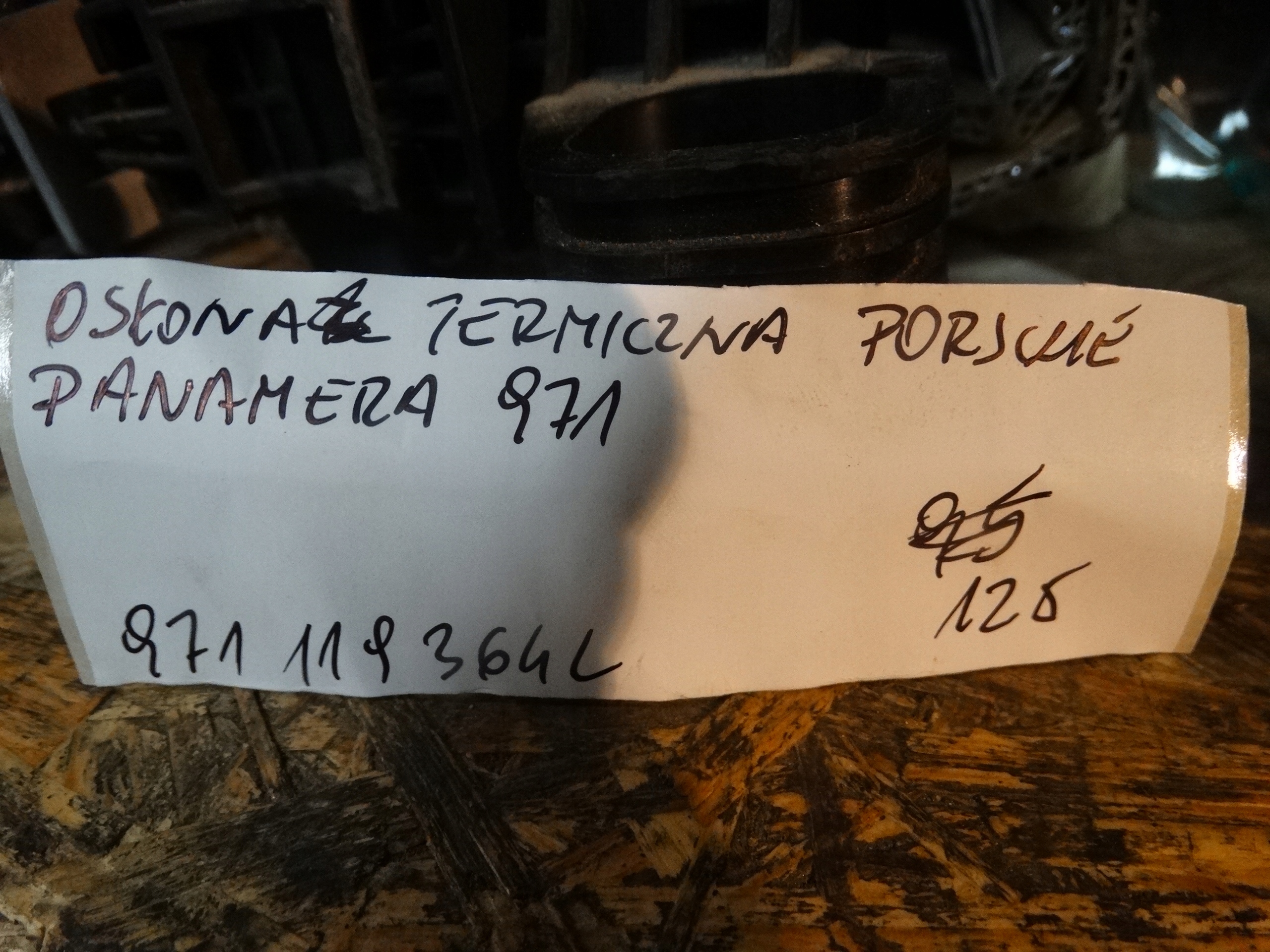 IDEALNA Blende Abdeckung TERMICZNA PORSCHE PANAMERA 971 1
