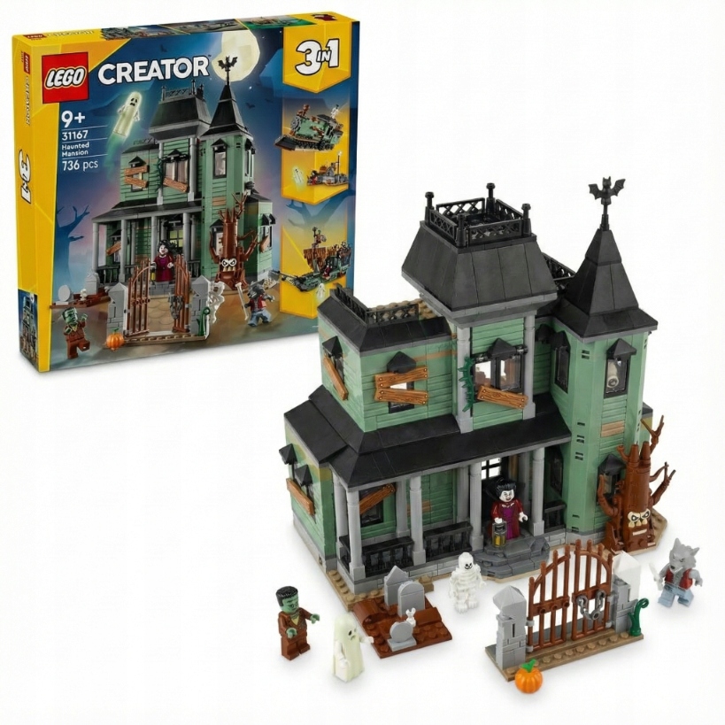 Lego Creator 3 w 1 Nawiedzona rezydencja 31167