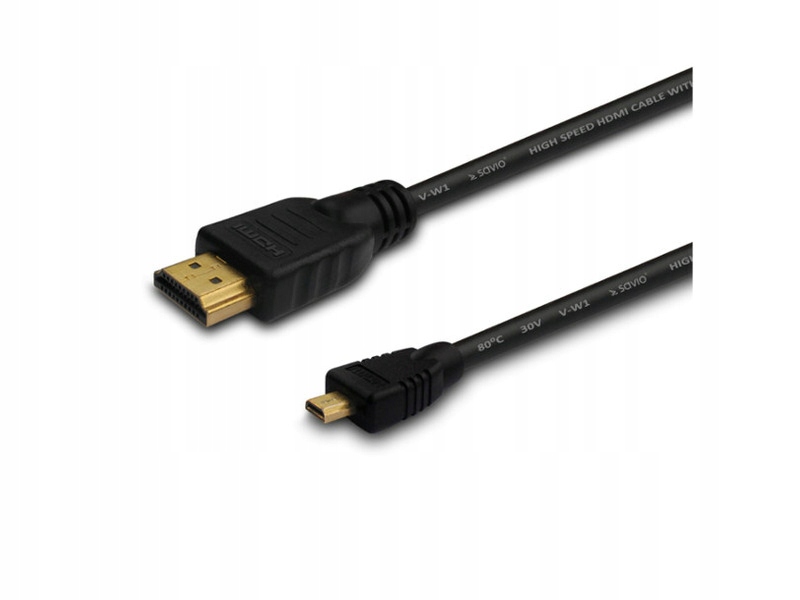 

Kabel Hdmi Micro Hdmi Savio 4K 0,5 M