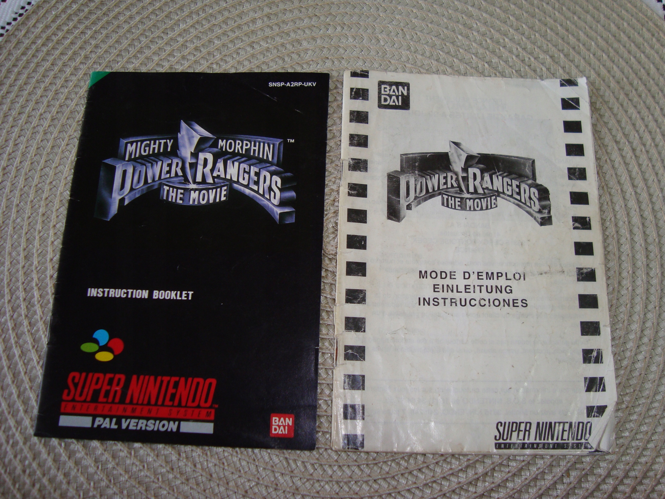 Instrukcja Power Rangers The Movie Nintendo SNES