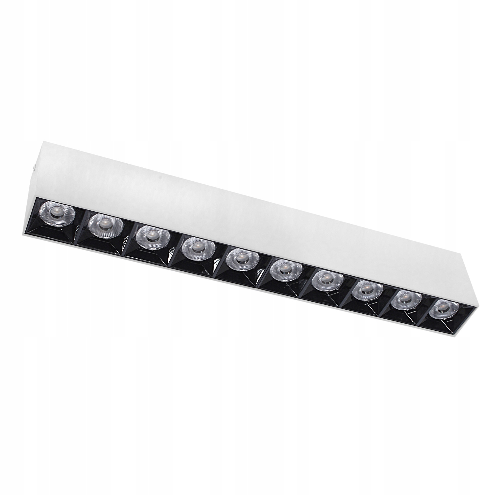 Lineárna nástenná lampa 30W 3000K bielo-čierna JDL-4T