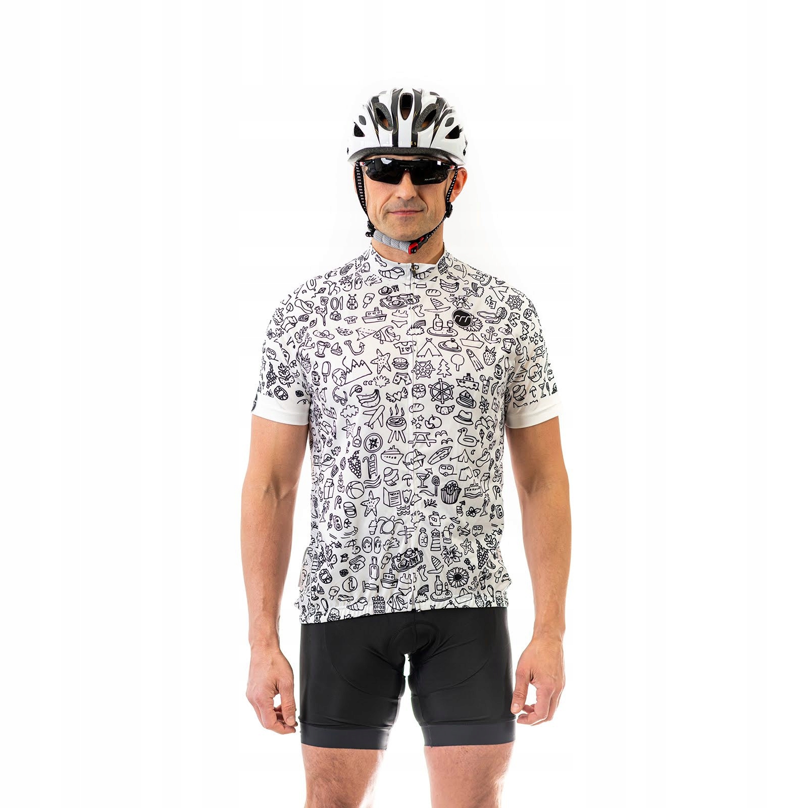 Madani: koszulka rowerowa męska EMOTICON, r. M Materiał dominujący poliester