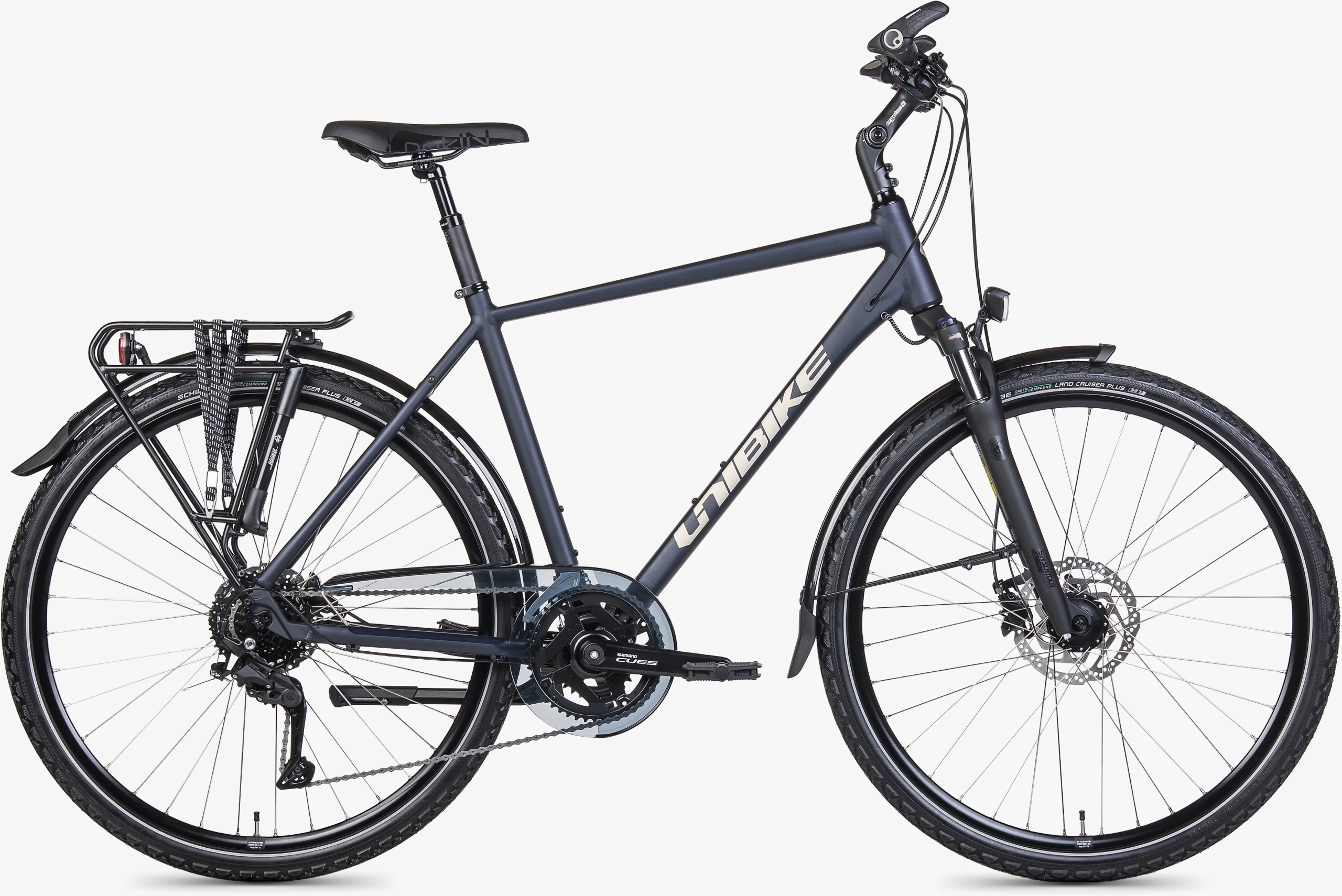 Rower trekkingowy męski Unibike Expedition M 23" granatowy