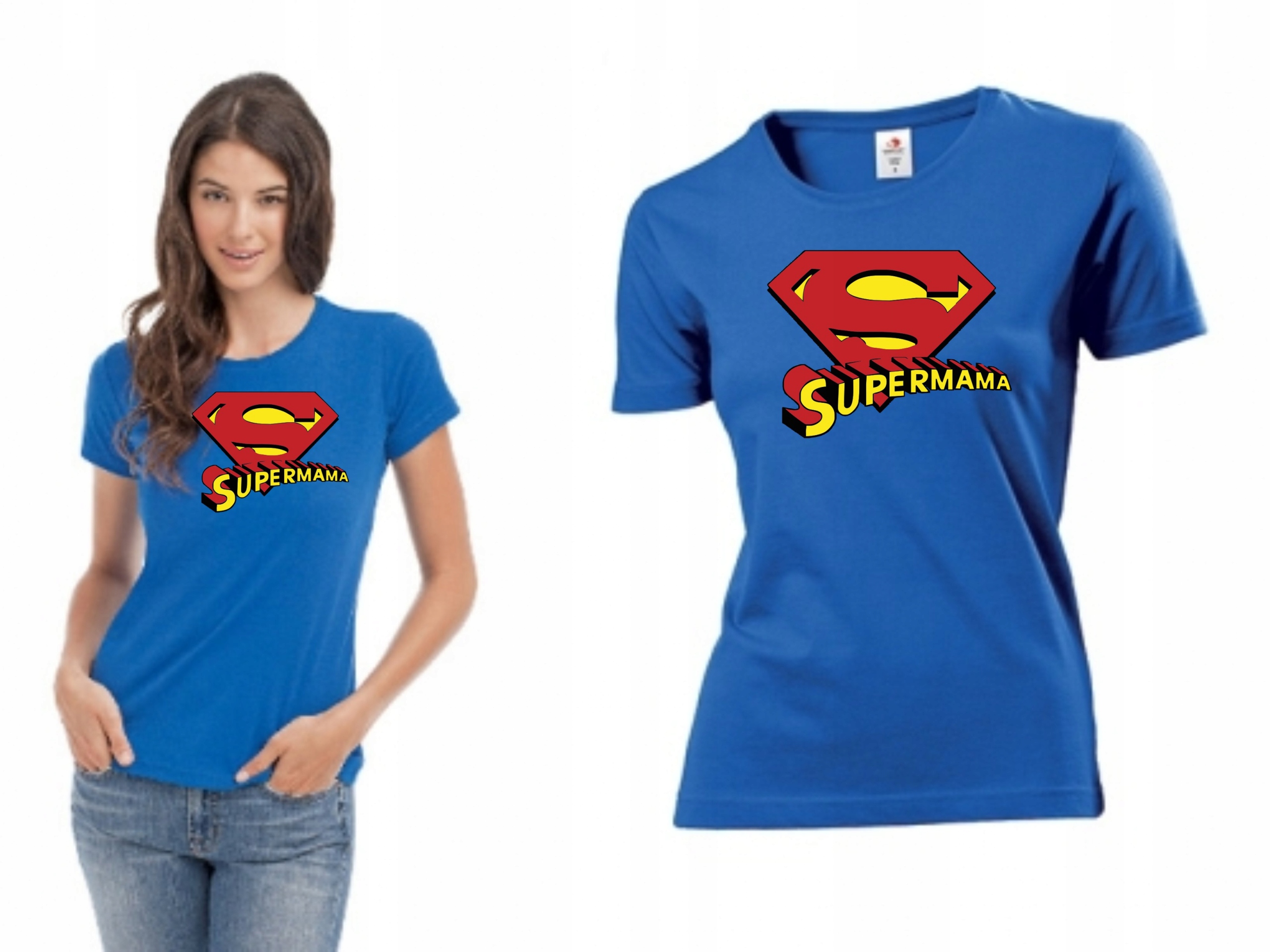 

T-shirt koszulka dla mamy Supermama~ rozmiar S