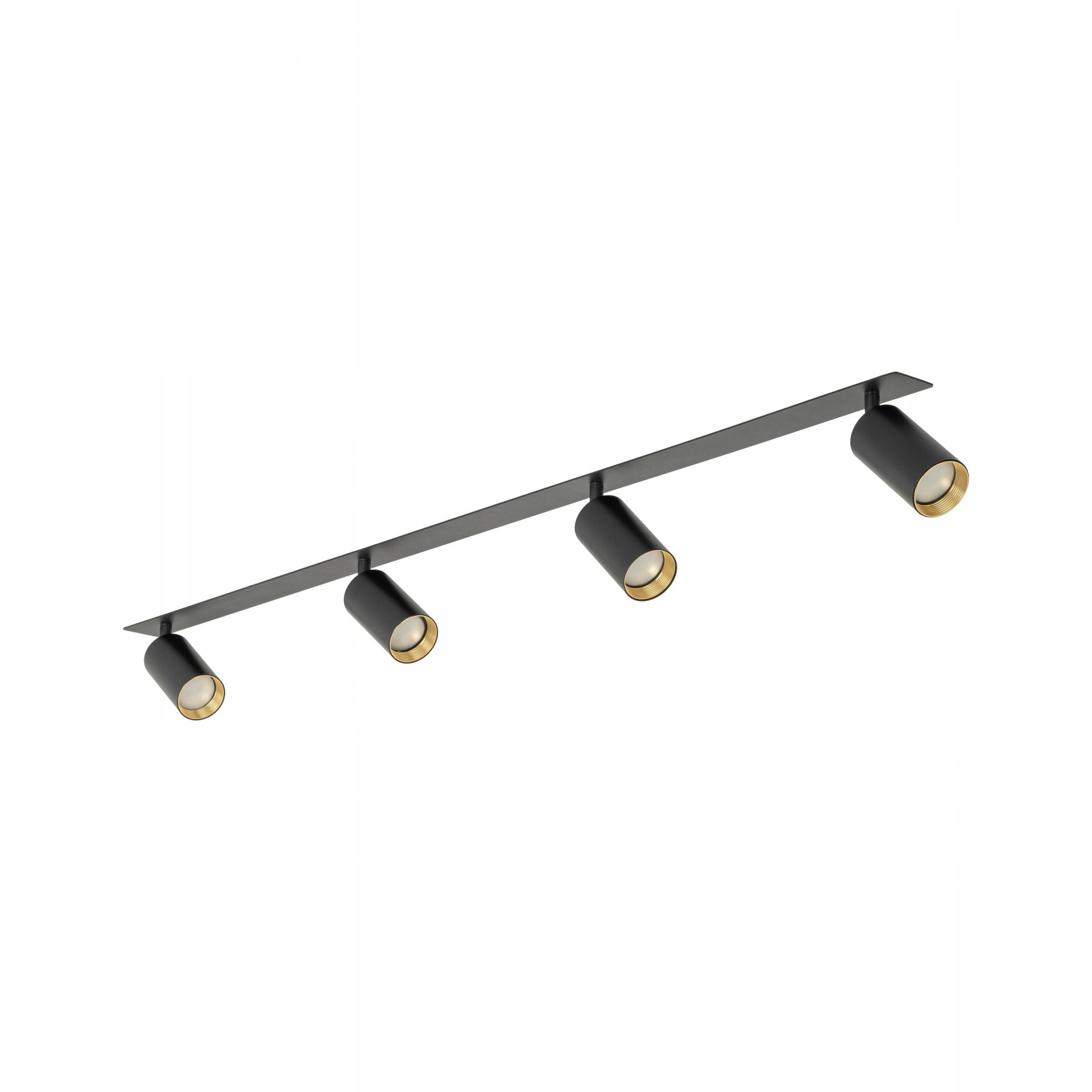Čtyřnásobná podomítková spotová lampa Amis Black 10809 Tk Lighting