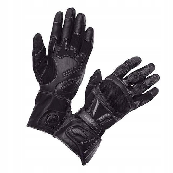 Rękawice letnie wentylowane Modeka Sahara Traveller czarne 9