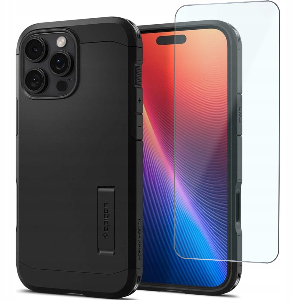 Etui Spigen do iPhone 16 Pro, mocne, ochronne, case do MagSafe szkło