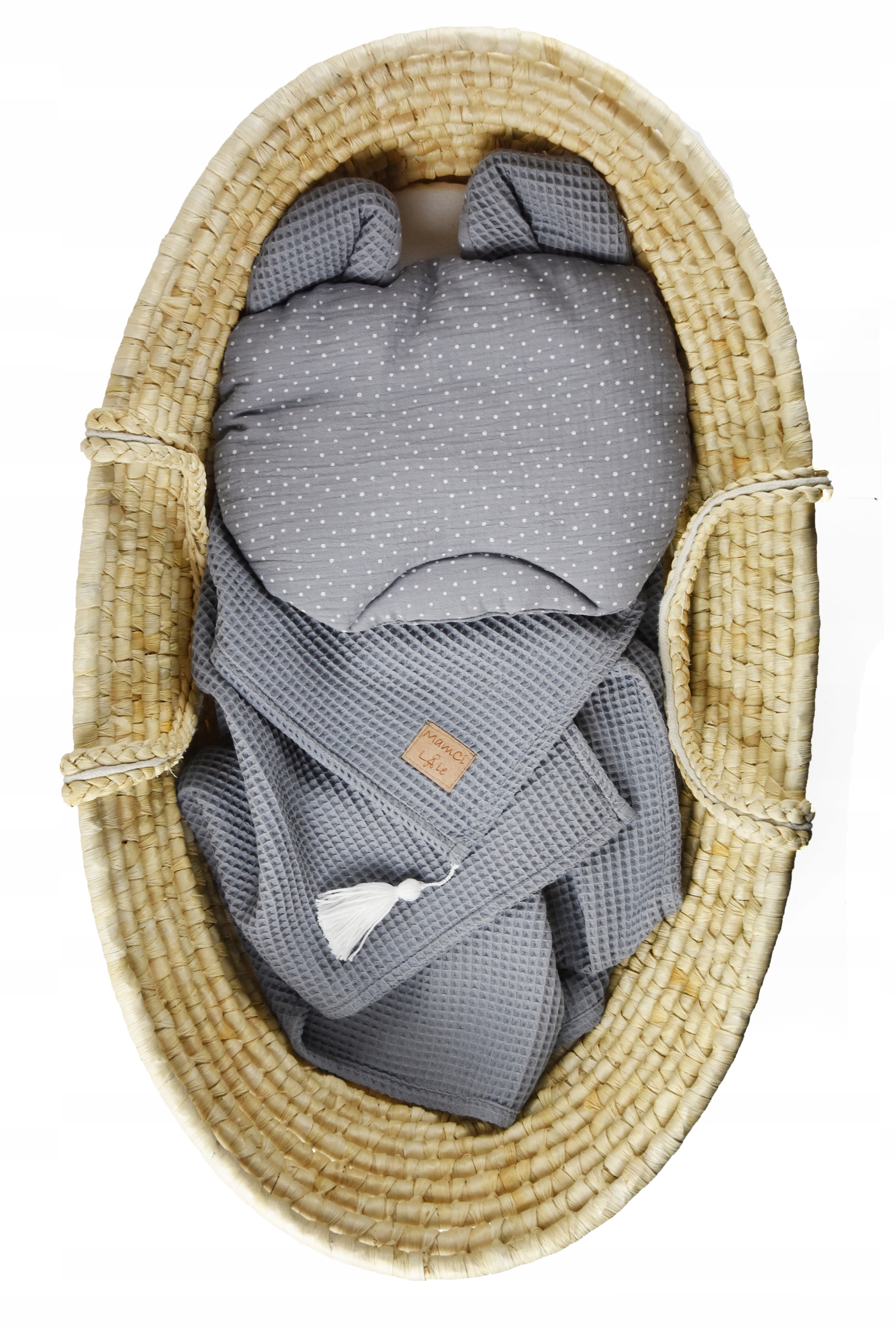 

Kocyk Otulacz Dla Dziecka Komplet Wafel Mamcilale