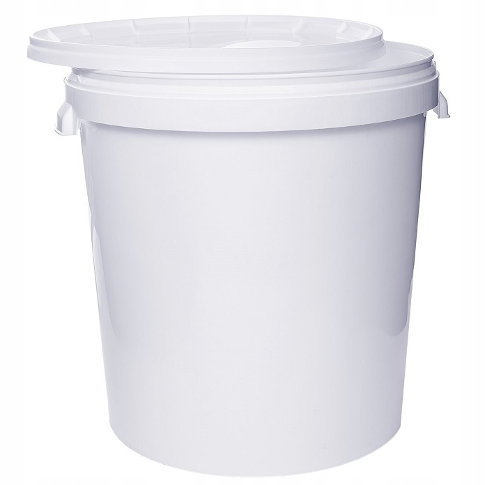 

Benbow Wiadro Białe pojemnik z pokrywką 30L 200°C
