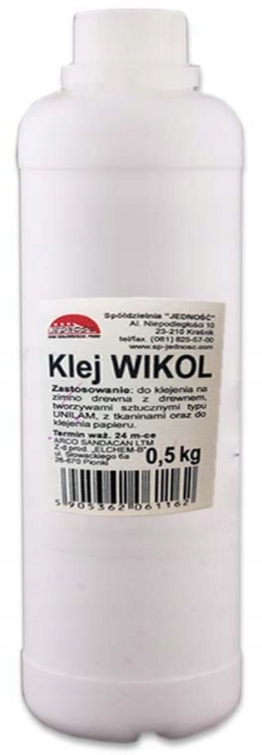Klej wikol do drewna i papieru 0.5 kg