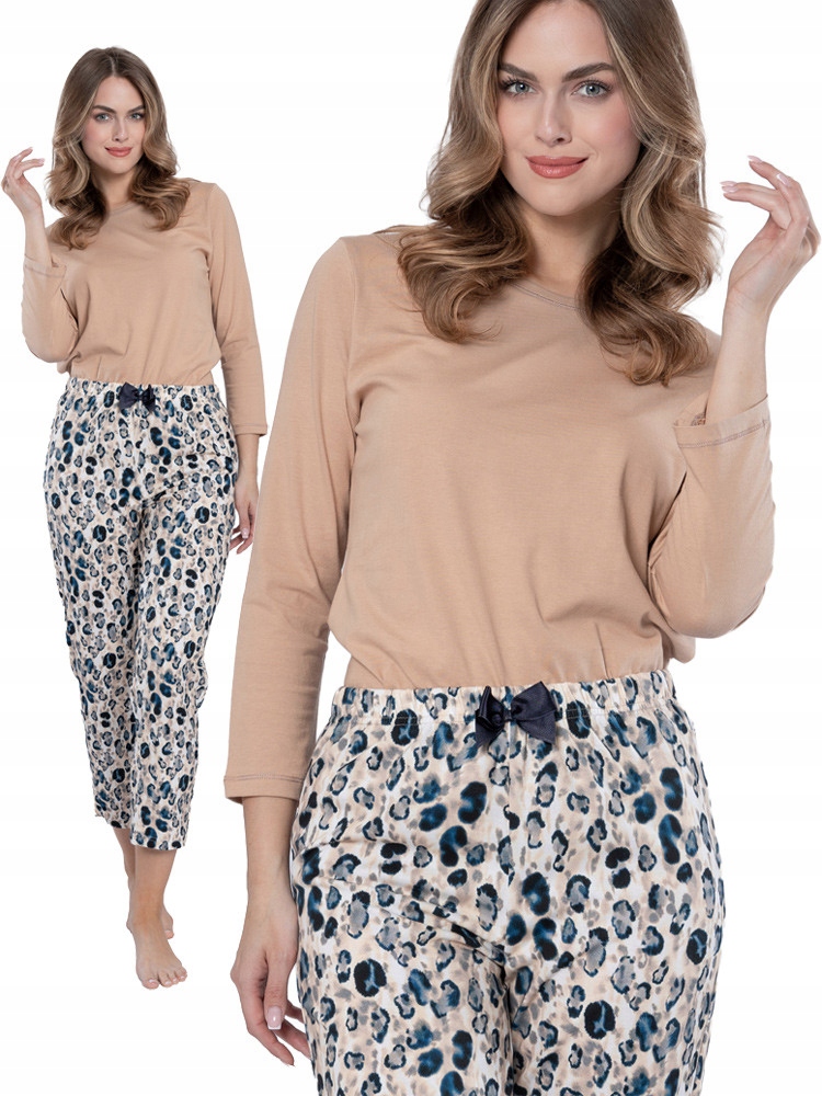 Leveza Wioletta – luxusní bavlněné dámské pyžamo XL