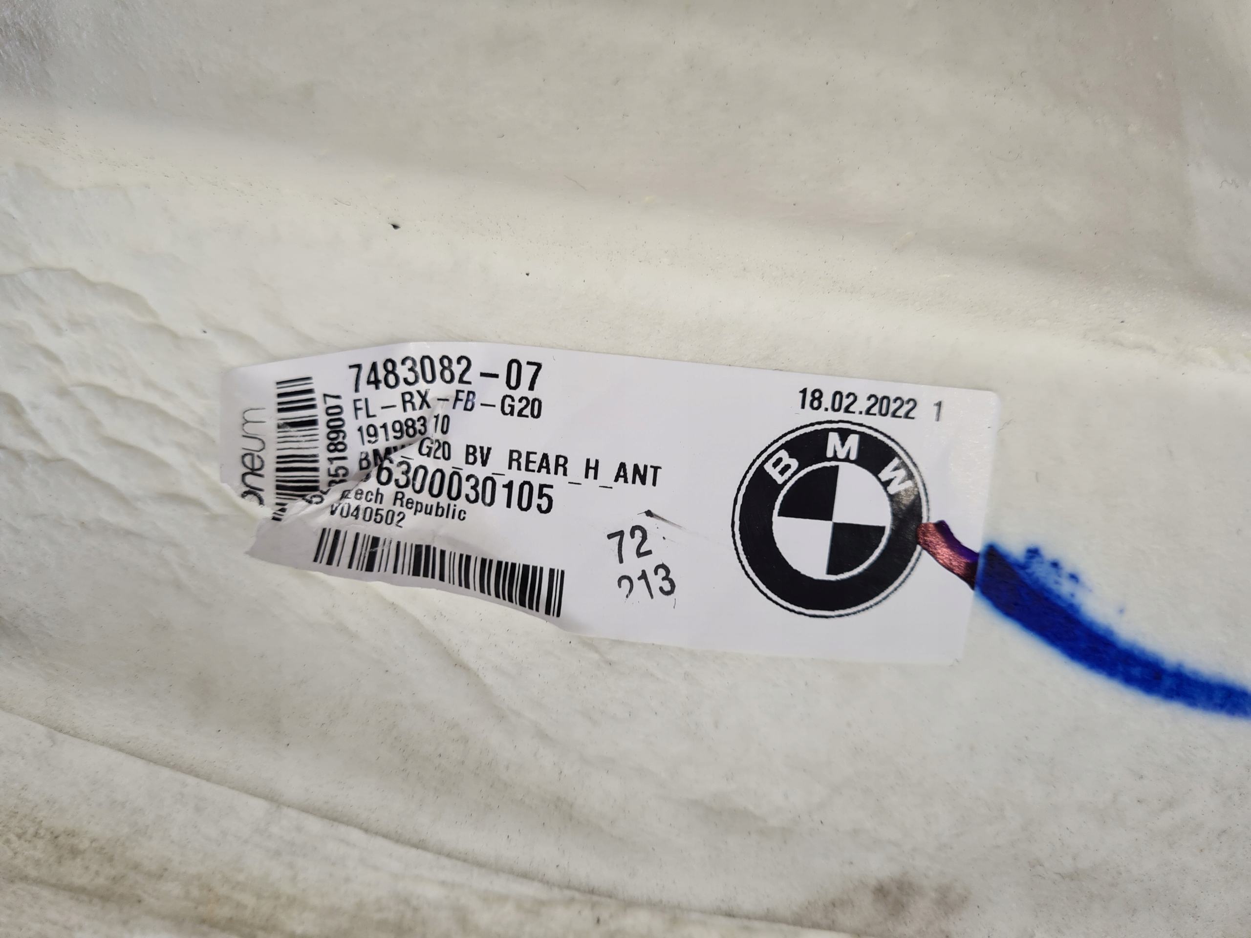 BMW 3 G20 европа комплект 7483082 8092737