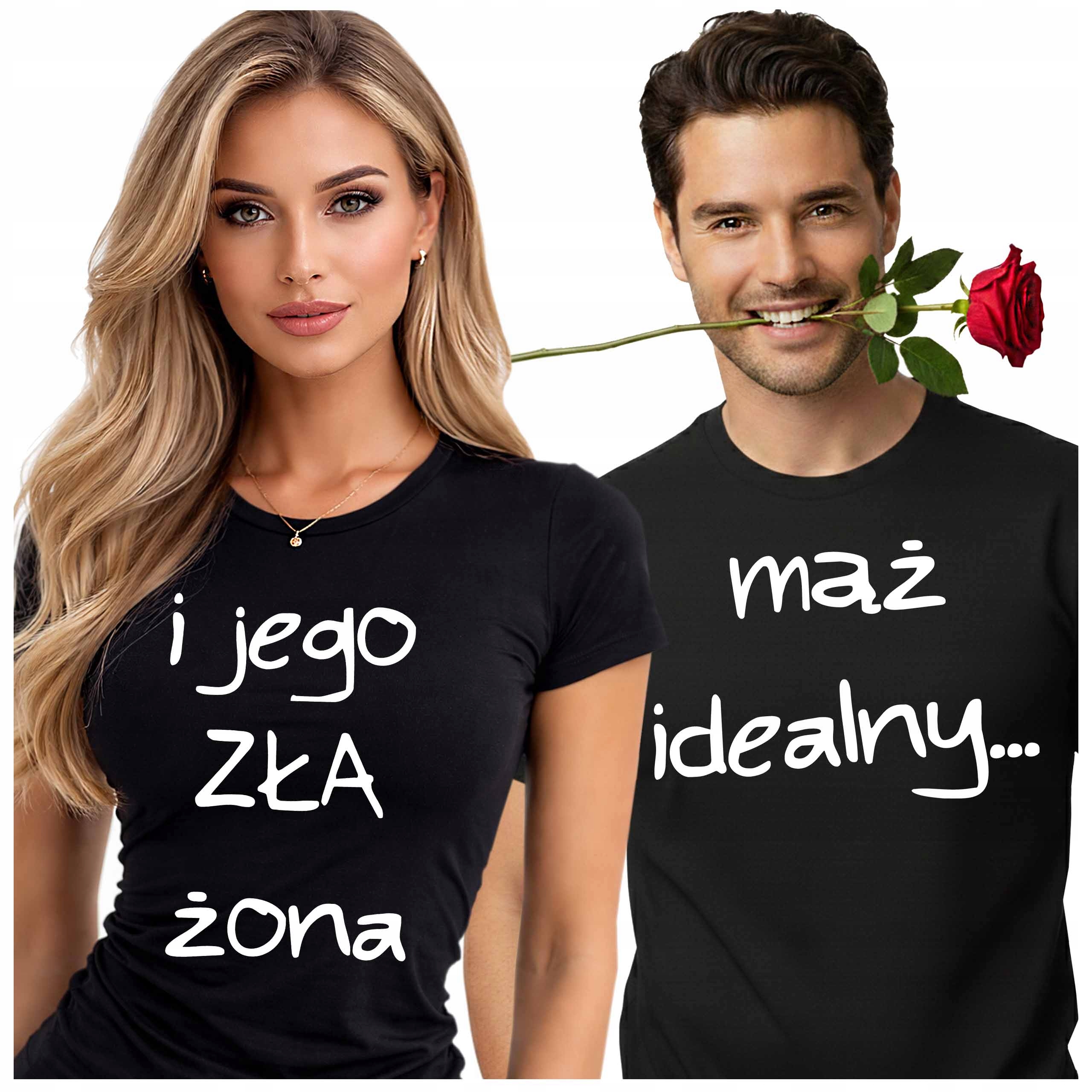 Trička Pro Ženu A Manžela Párů K Valentýnu Dárek Pro Zamilované Zlá Manželka