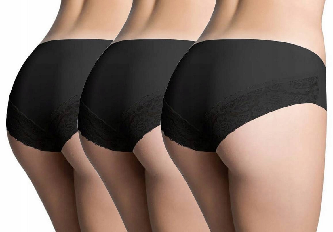 

3X Julimex Figi Damskie Cheekie Czarne M