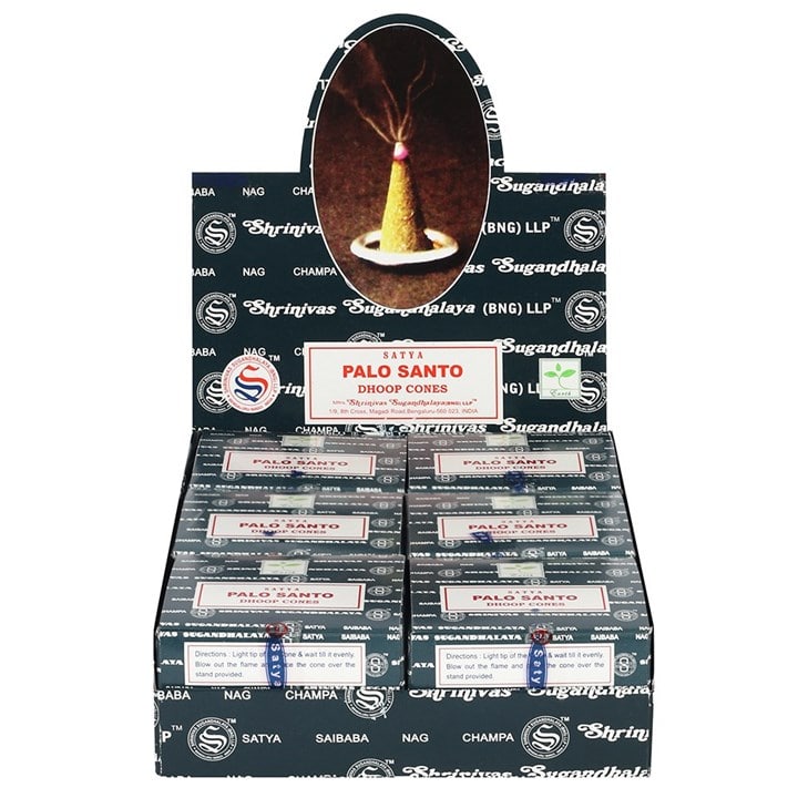 

Naturalne Kadzidła Stożkowe Satya Palo Santo