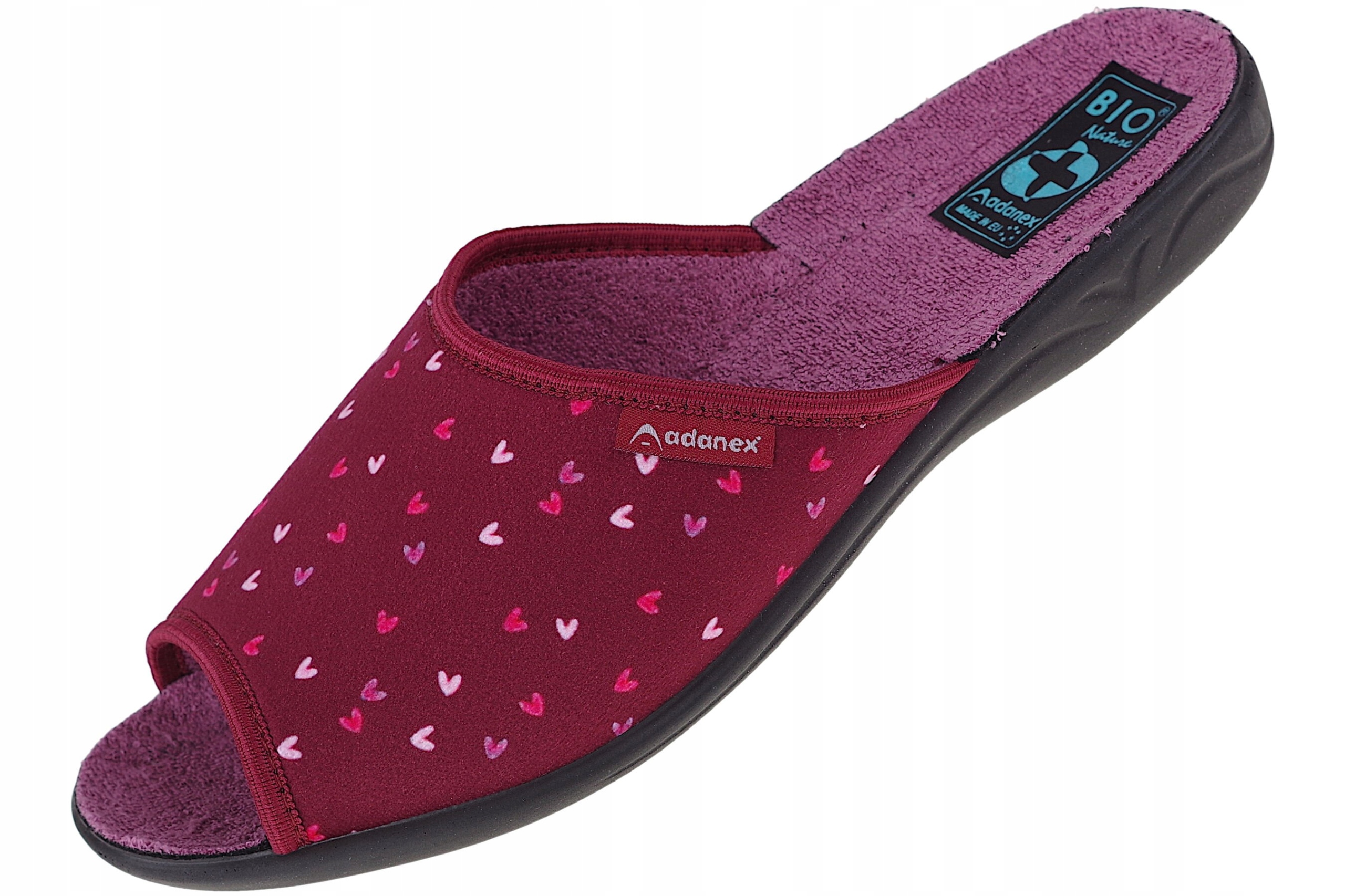 

Kapcie Adanex 26643 odkryte serduszka 38