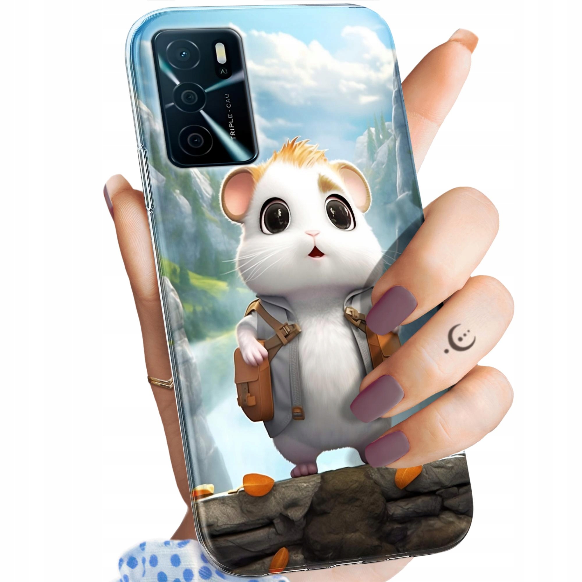 Etui Do Oppo A16 A16S Chomiki Szynszyle Myszowate Obudowa Case