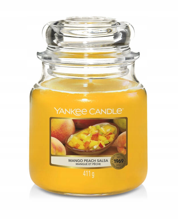 

Mango Peach Salsa Yankee Candle średnia świeca