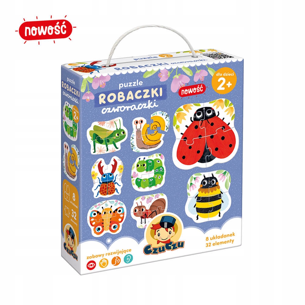 

Czuczu Puzzle Robaczki Czworaczki 8 Układanek 32EL