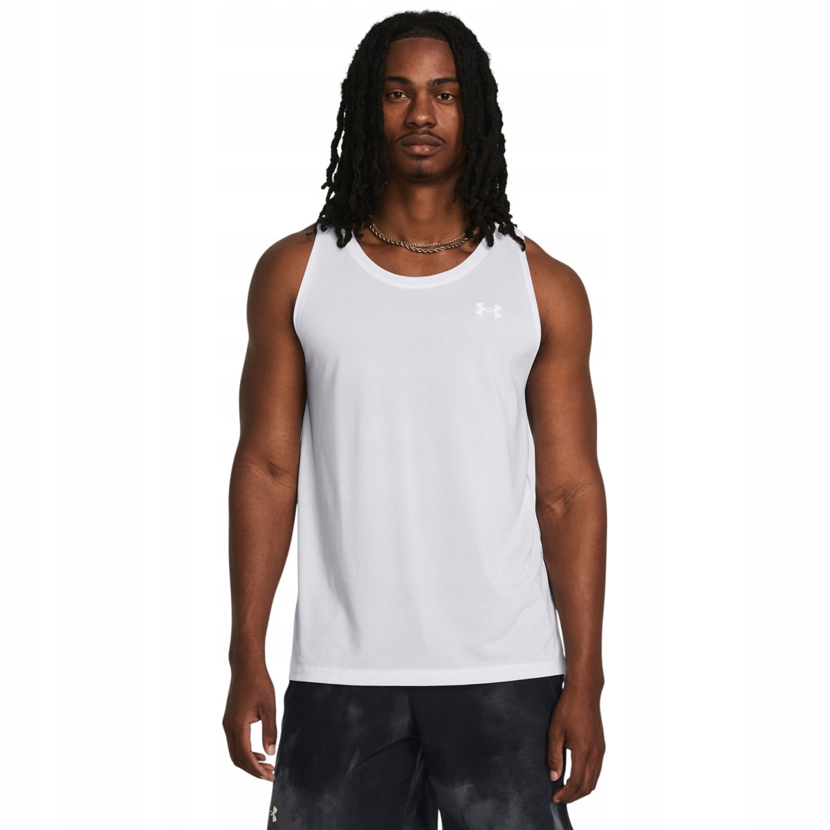 Męski top do biegania Under Armour Ua Launch Singlet Biały XL