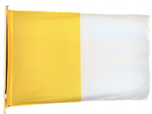 Flaga Kościelna Papieska 100x150cm Maszt (Druk-2)