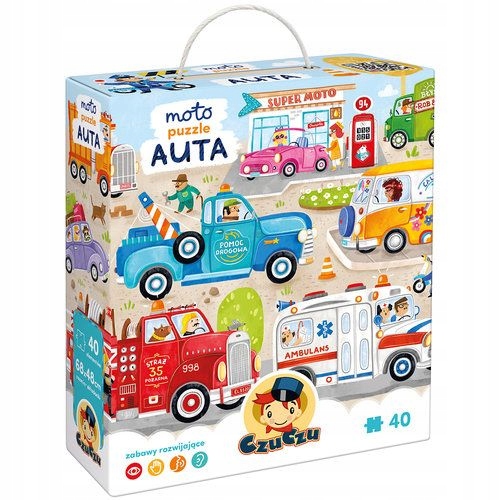 

CzuCzu Moto puzzle Auta 3+