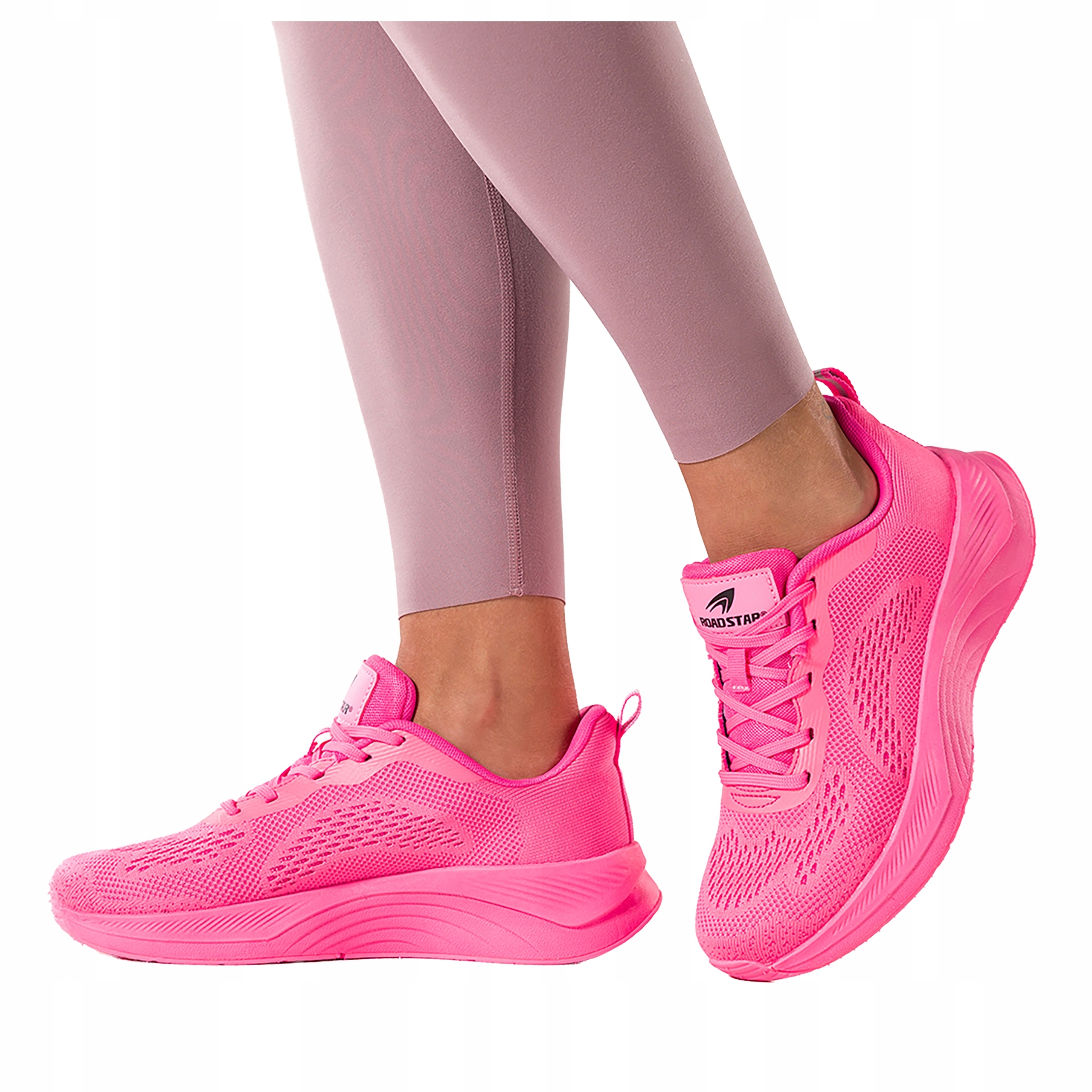 Fuchsiové tenisky Dámské Sportovní Na Fitness Šněrovací Pohodlné r 37