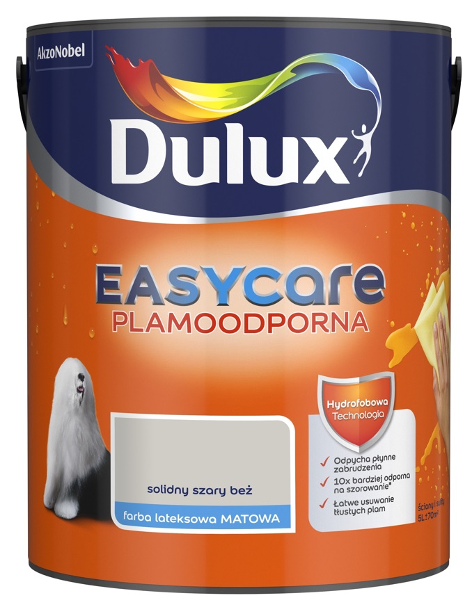 

Farba Dulux Easycare solidny szary beż, 5l