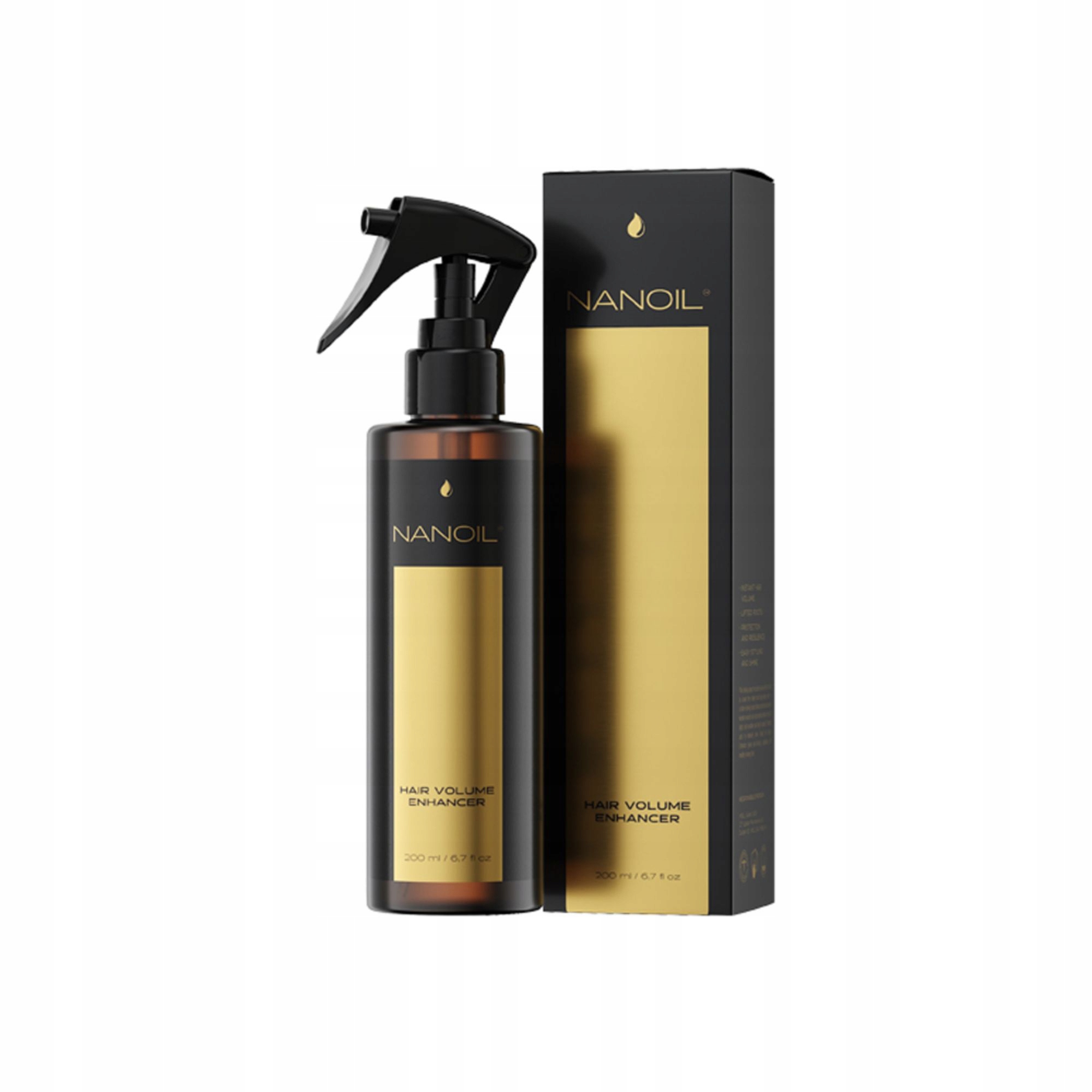 Sprej na objem vlasů Nanoil 200 ml