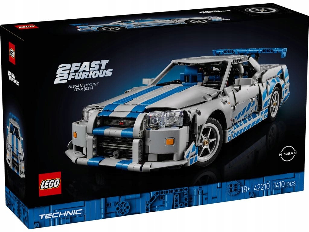 42210 Lego Technic Auto Nissan Skyline Gt-r (R34) z filmu