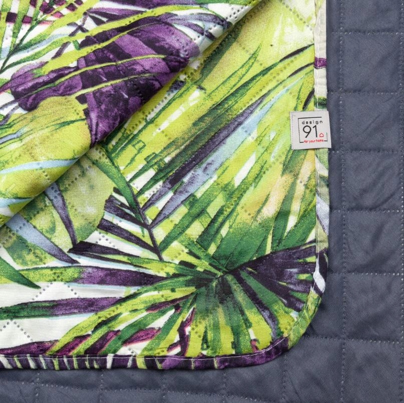 NARZUTA NA ŁÓŻKO KAPA W LIŚCIE 220X240 EUROFIRANY EAN (GTIN) 5903571446862