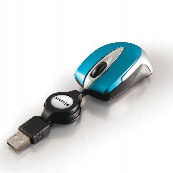 Verbatim Mysz optyczna Go Mini Usb-a 1000 dpi niebieski/blue 49022