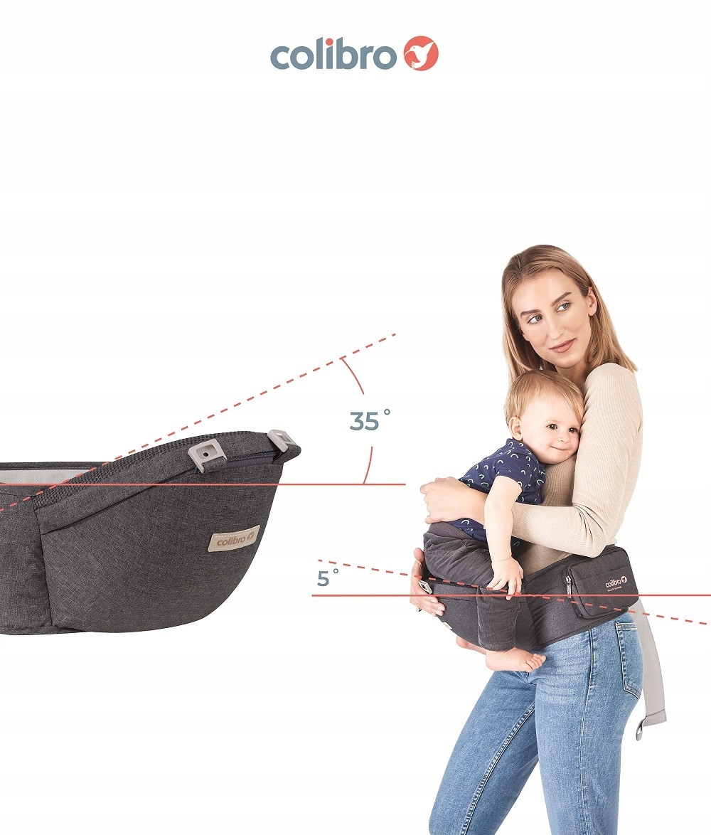 Nosidełko turystyczne, biodrowe Honey Colibro 12w1 Marka inna