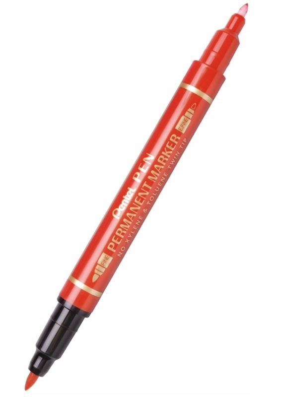 

Marker foliopis Pentel dwie końcówki czerwony