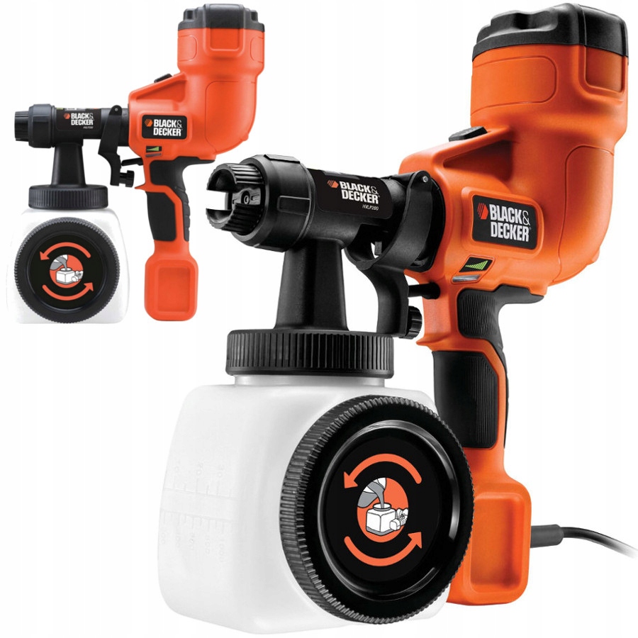 

Black Decker Pistolet natryskowy do malowania 400W