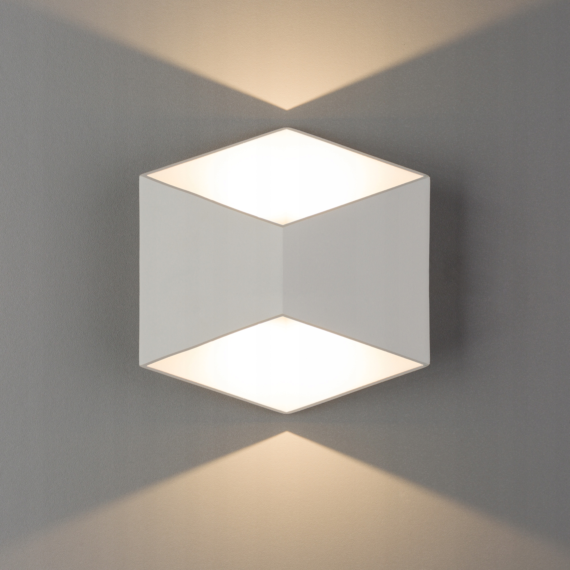 Nástěnné svítidlo Nowodvorski Triangles Led bílé IP54 fasáda terasa