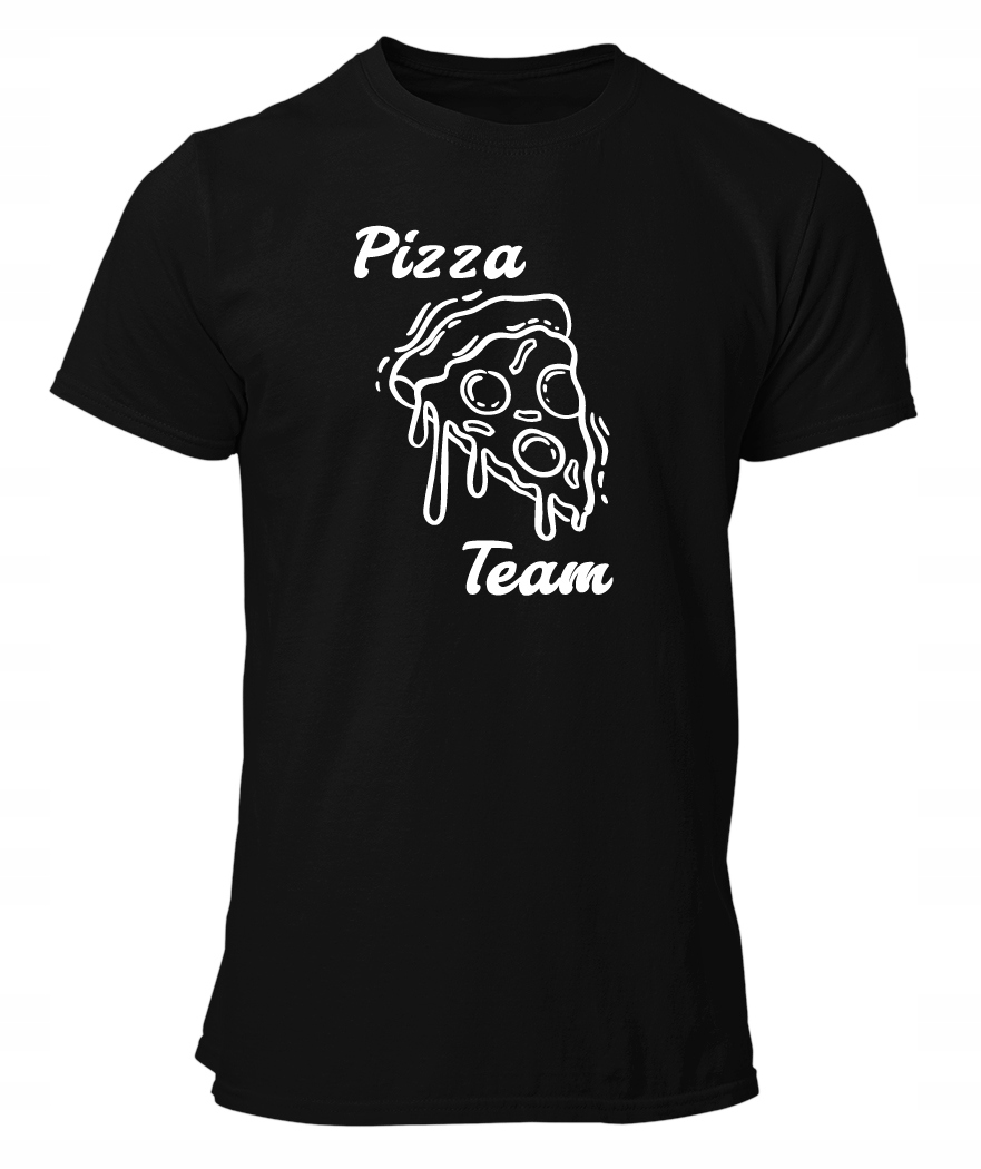 

Koszulka męska Z Nadrukiem Pizza Team - L